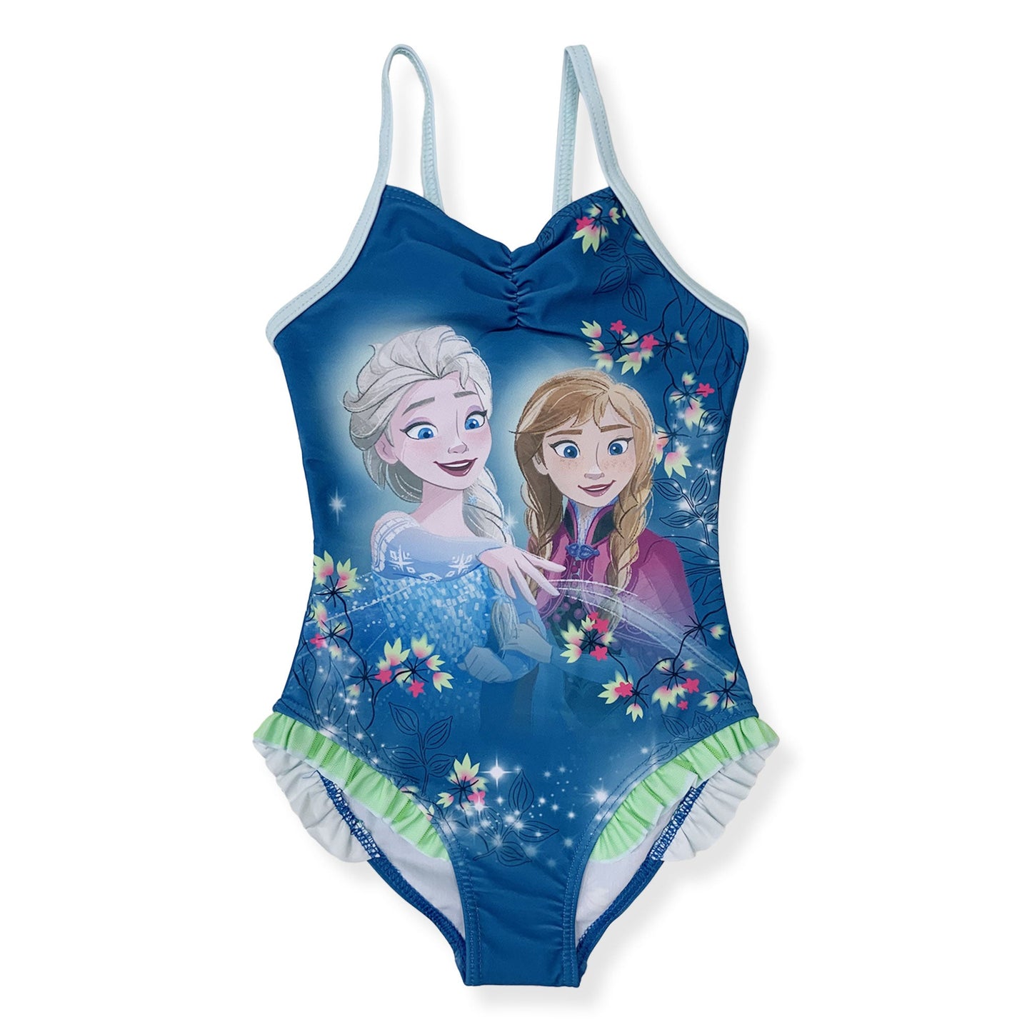 Costume da bagno bambina Disney Frozen Elsa e Anna un pezzo intero mare 6158