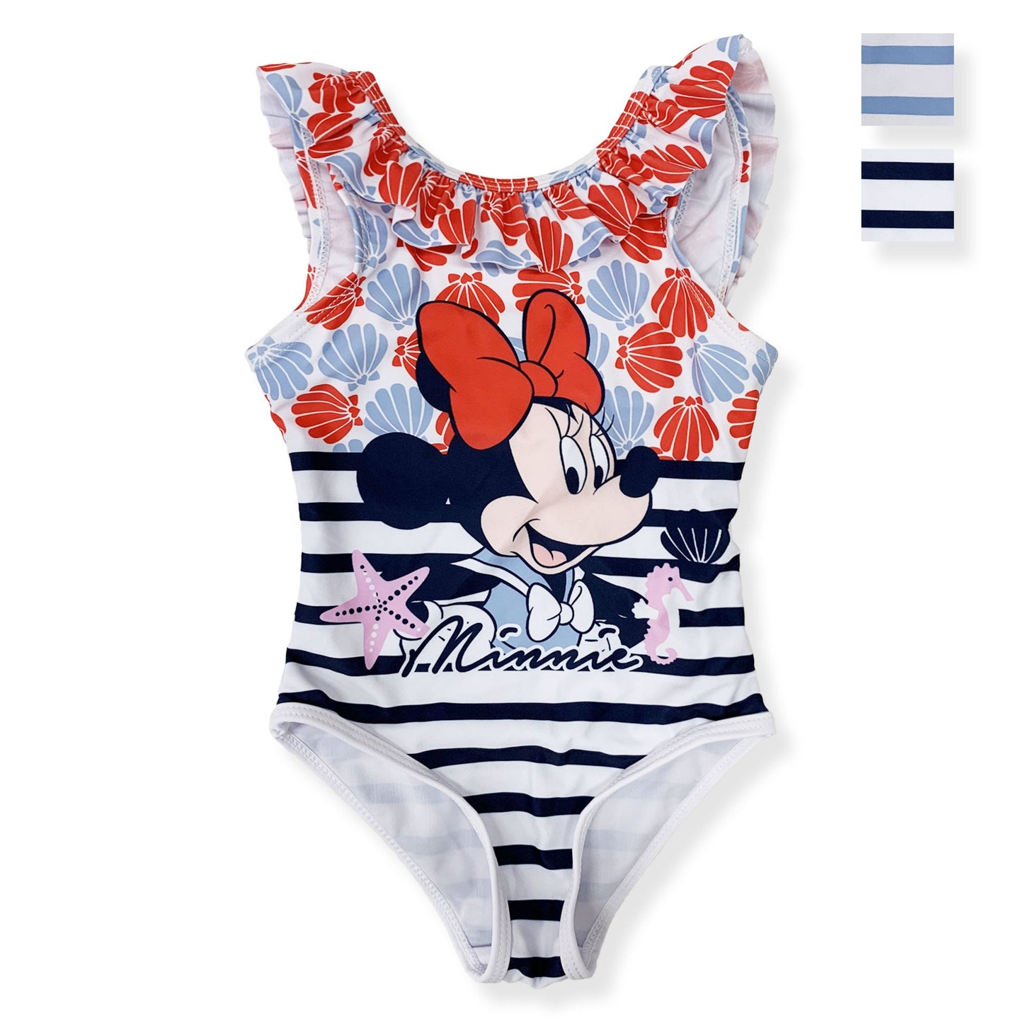 Costume da bagno bambina Disney Minnie Mouse un pezzo costume mare intero 6161