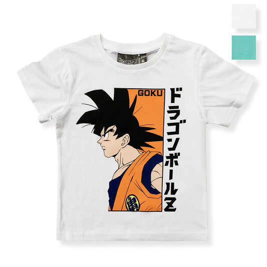 T-shirt Dragon Ball Z maglia bambino mezze maniche in cotone Goku 6168