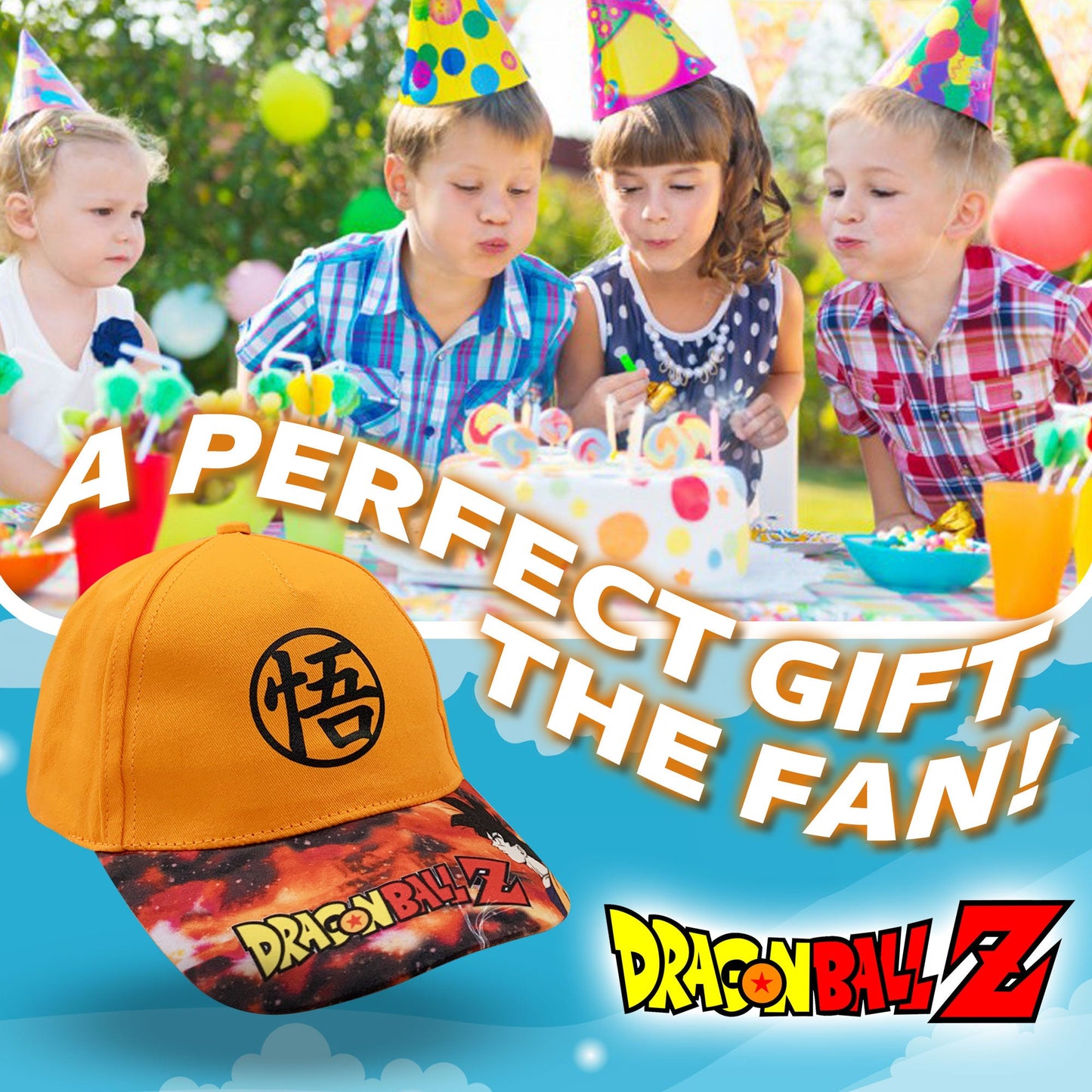 Cappellino per bambino ufficiale Dragon Ball Z berretto con visiera 6171