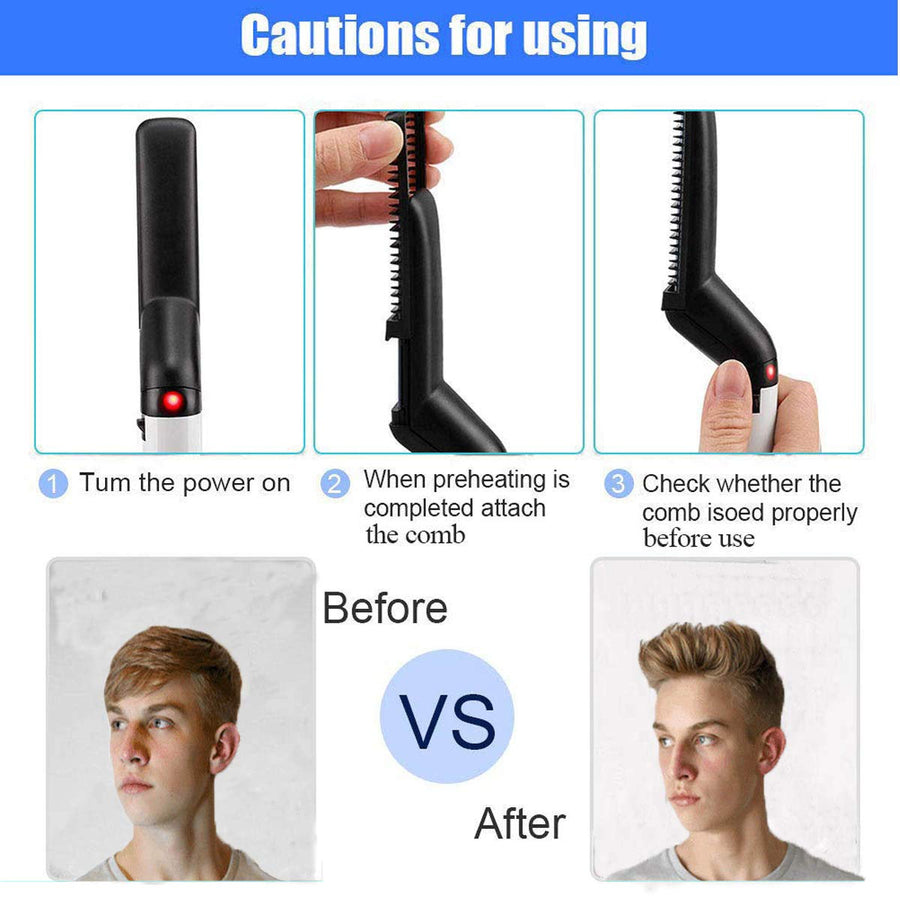 Multifunctional Electric Beard Hair Comb