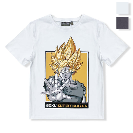 T-shirt Dragon Ball Z maglia bambino ragazzo mezze maniche in cotone Goku 6188