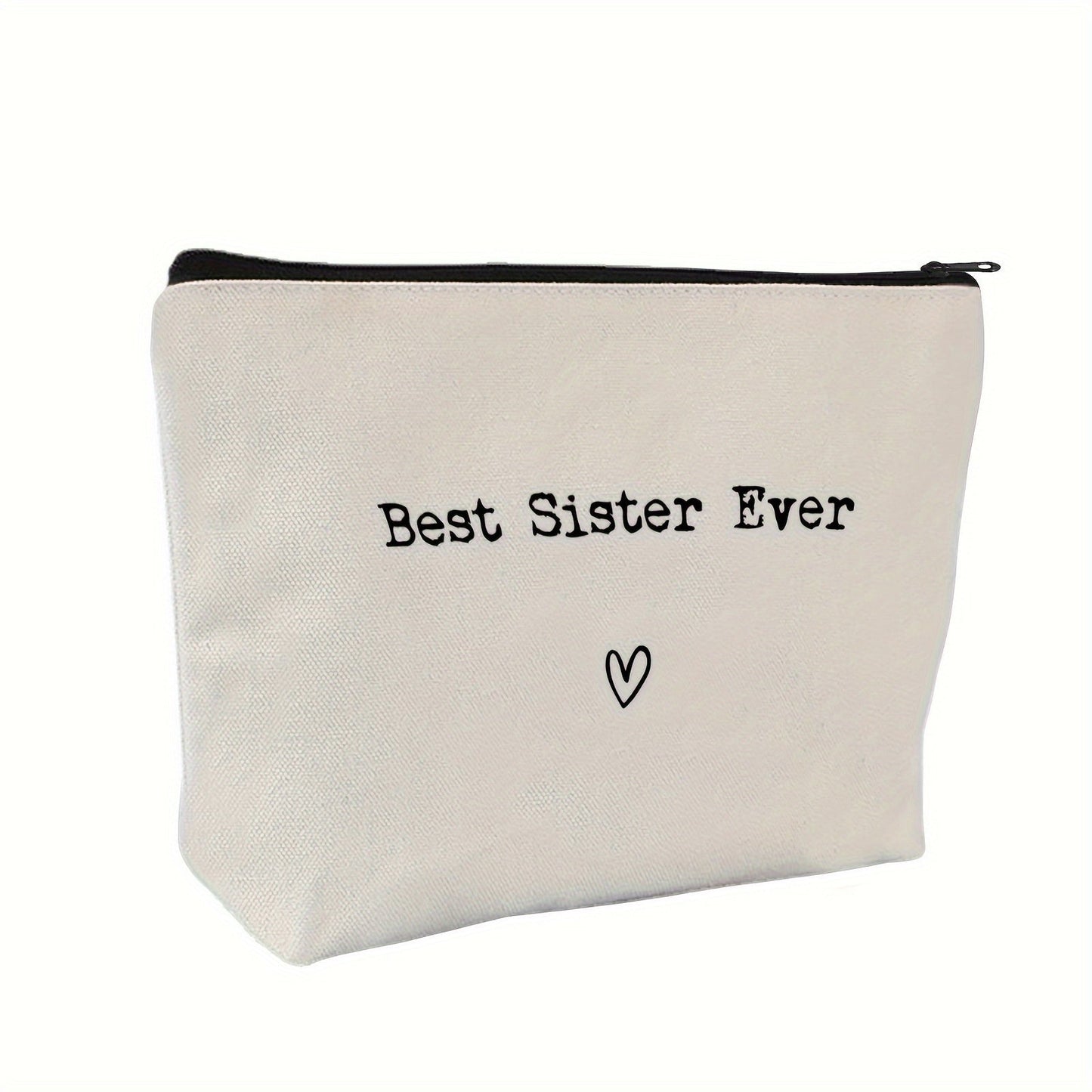 La migliore sorella di sempre, ti amo sorella, regalo per sorella, mi manchi, manda amore, trousse per il trucco, beauty case, regalo per un'amica, trousse per il trucco per le migliori amiche, regali per le migliori amiche