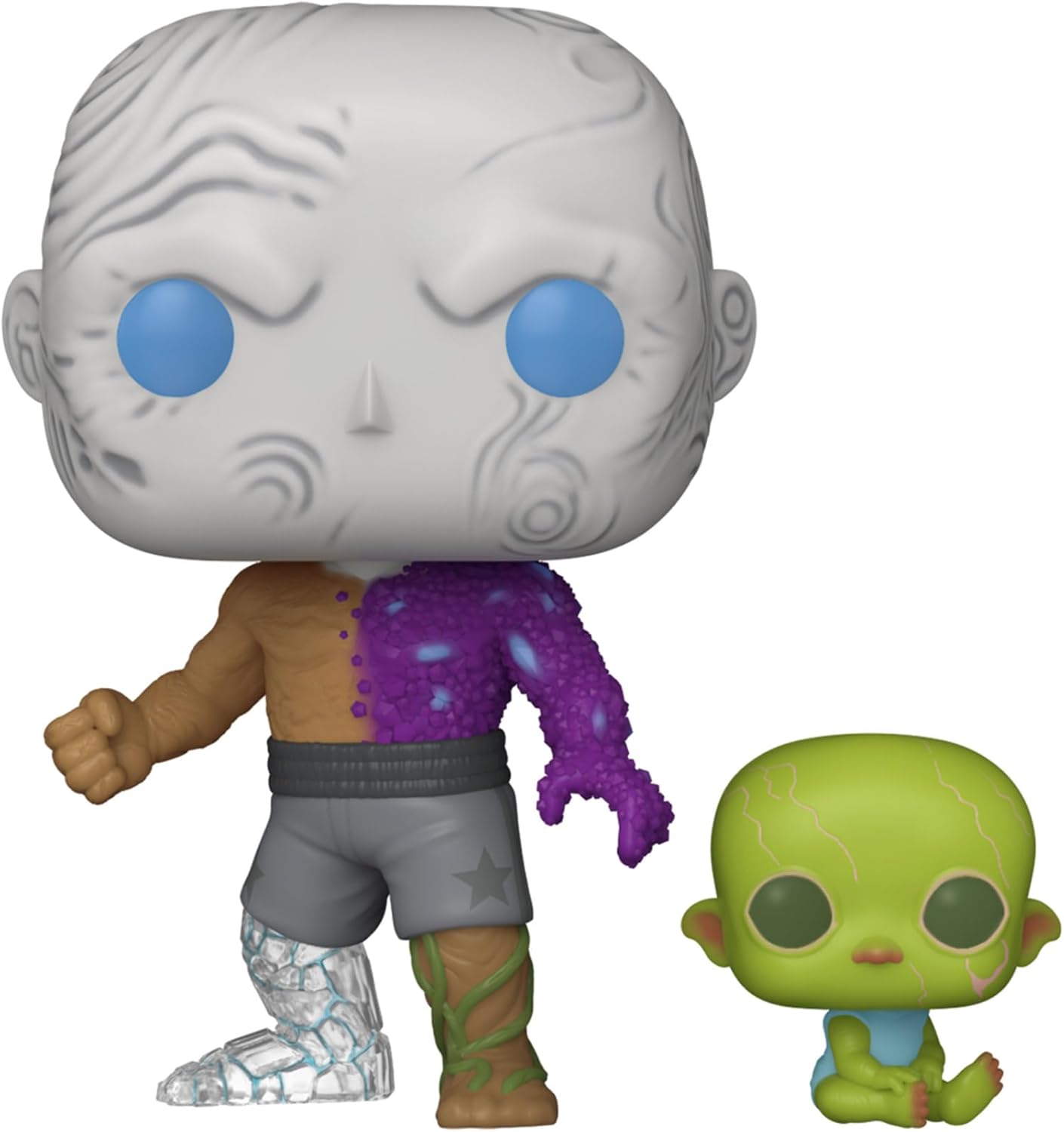 Funko Pop ! Heroes DC Superman 2025 (586) Metamorpho w/Baby Joey Vinyl Figure 9cm