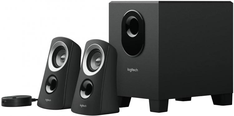 Logitech Speaker 2.1 Z313 25W Rms Pc Computer Ps4 Xbox One Tv Smartphone Tablet