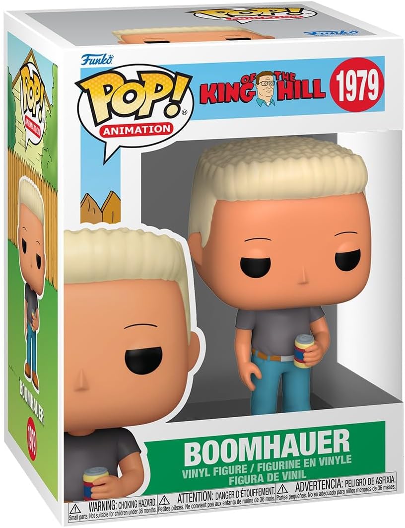 Funko Pop ! Animation - King Of The Hill (1979) Boomhauer Vinyl Figure 9cm