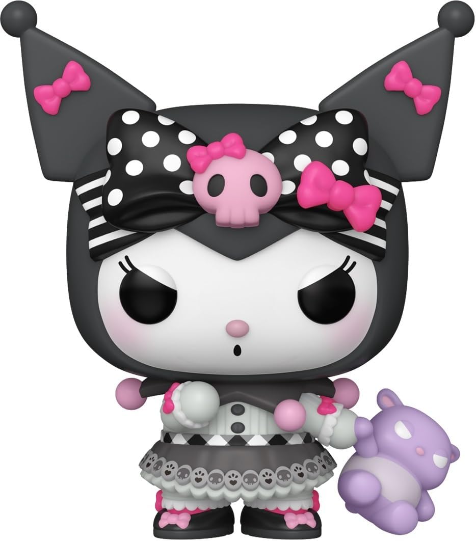 Funko Pop ! Hello Kitty Kuromi 20th - (115) Kuromi  W/ Toy Figure 9cm HK