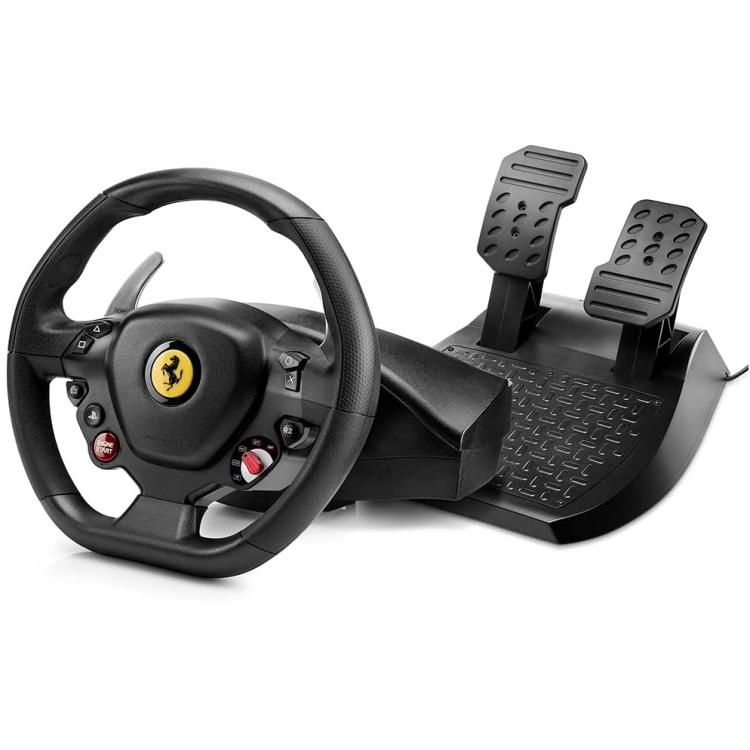 Thrustmaster T80 Ferrari 488 GTB Edition Racing Wheel + Pedals PS5/PS4 PC New