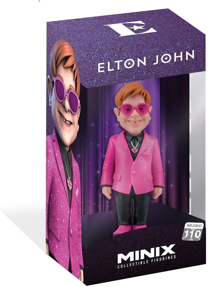 Minix - Elton John (Music 110) - Vinyl Figure 12Cm Statuetta Collezione Nuova
