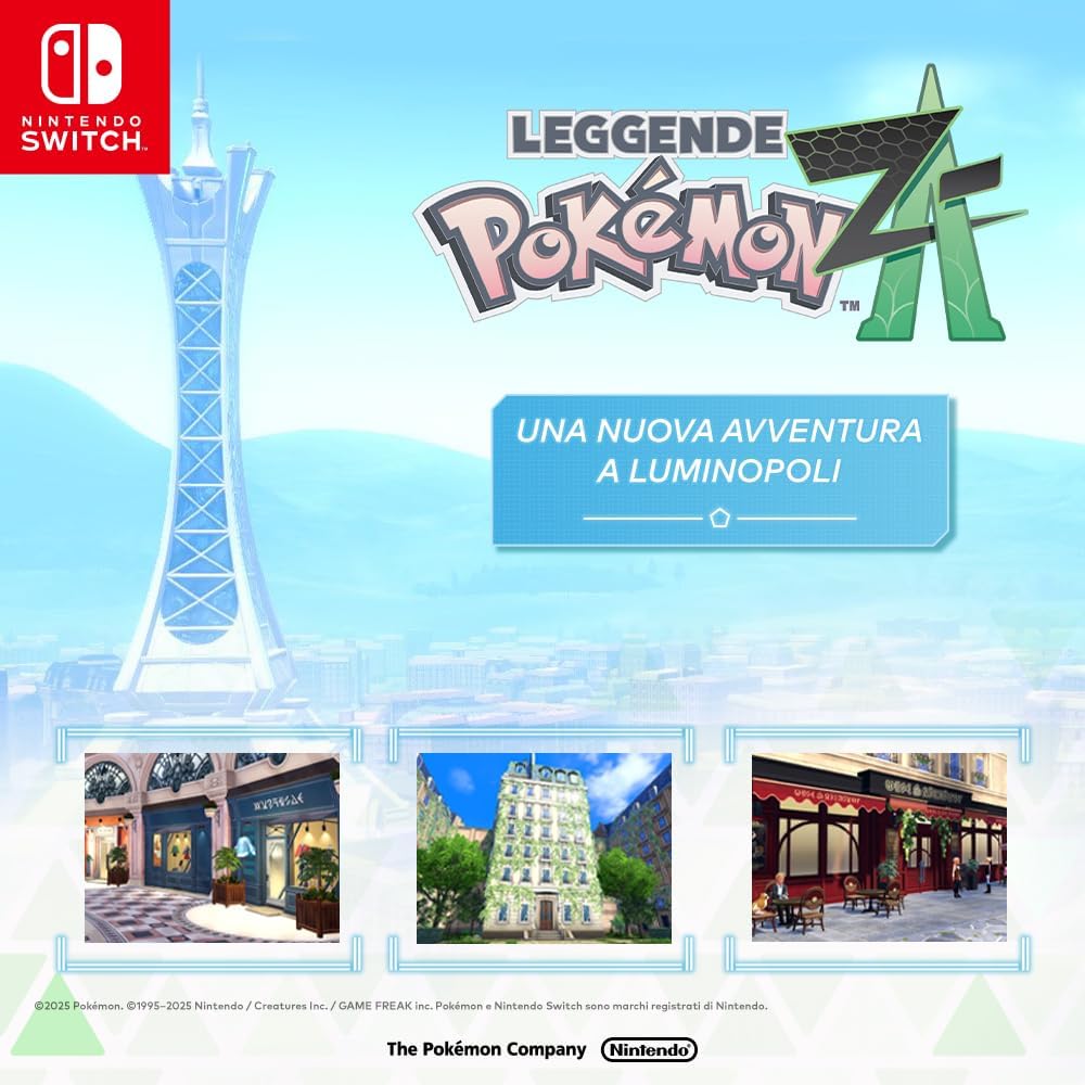 Pokemon Leggende Z-A Gioco Nintendo Switch Italiano Videogioco Nuovo IT