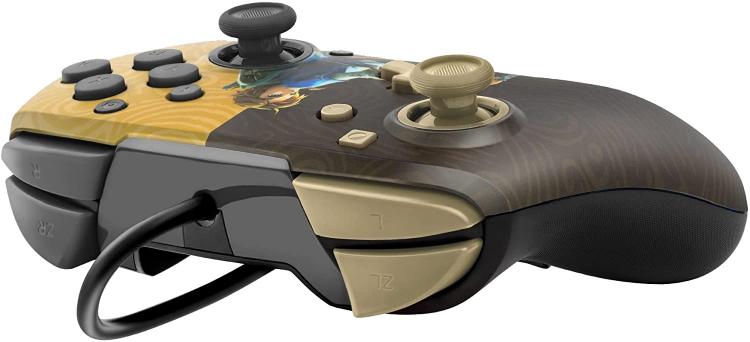 Pdp Nintendo Switch Controller Faceoff Deluxe + Audio Joystick Cablato Pad Zelda