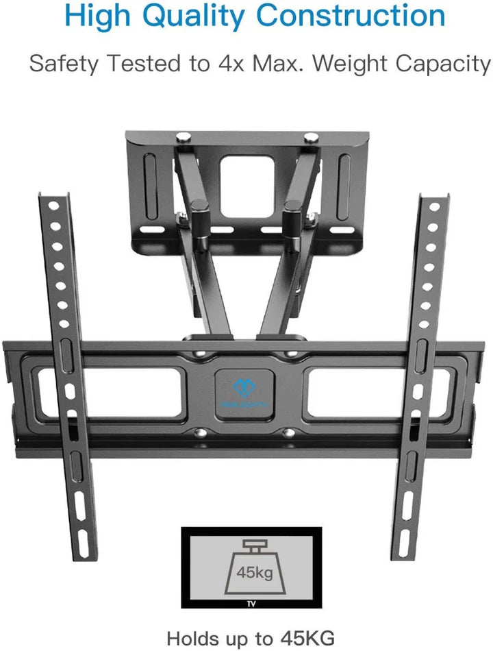 Supporti da Parete Supporto Staffa TV da 32-70 Pollici Full Motion Max VESA 600x400mm e 45kg