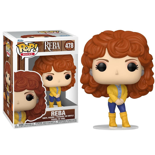 Funko Pop ! Rocks Country (478) Reba McEntire (Cowgirl) Figure 9cm