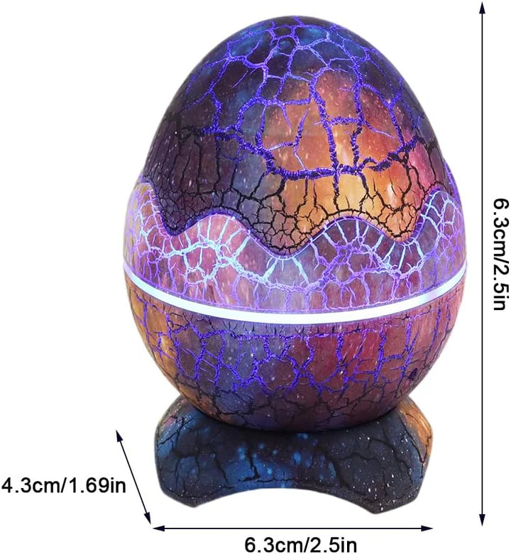 Proiettore stellare a forma di uovo di dinosauro luce notturna con suono