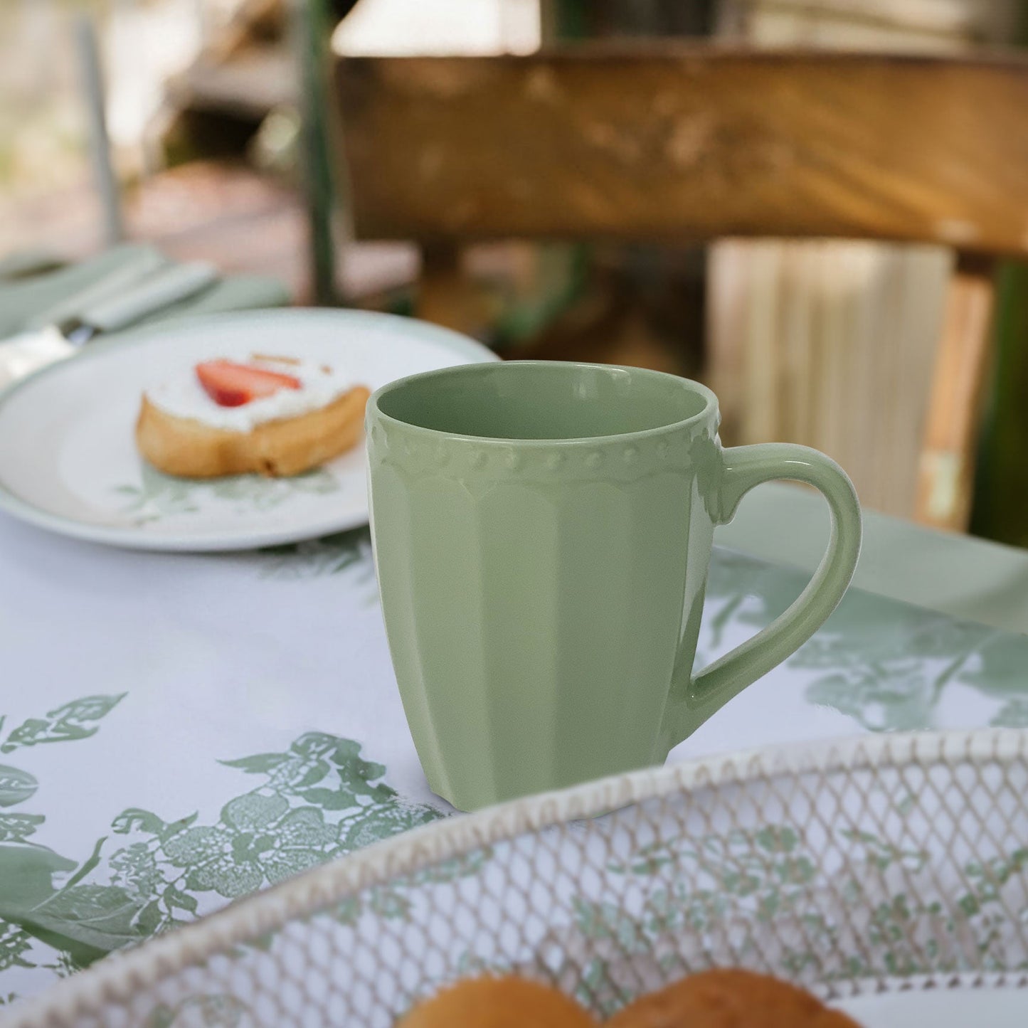 Tazza con manico Mug Retrò in porcellana Nuvole di Stoffa Sunday 340ml 6202