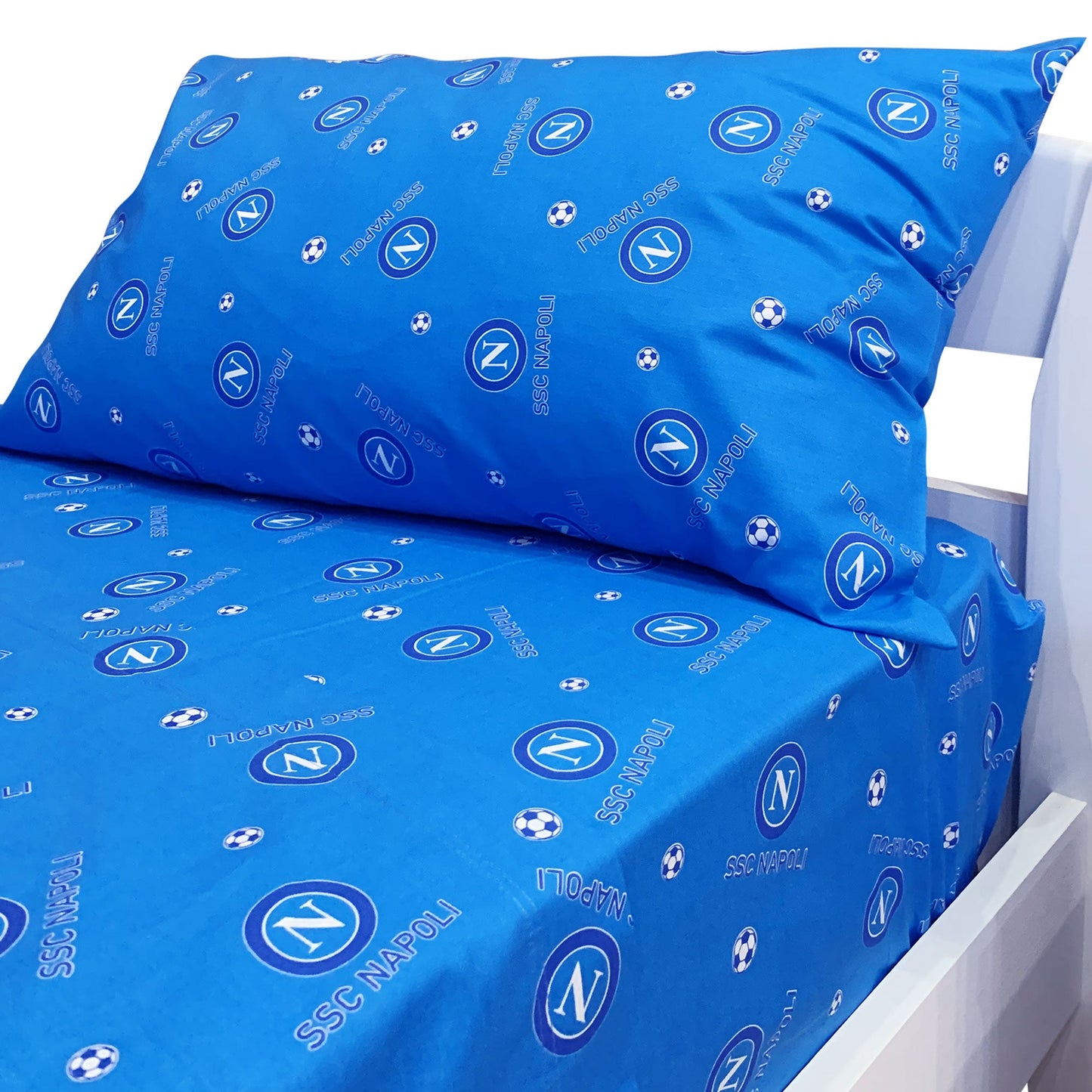 Completo Lenzuola matrimoniale SSC Napoli Ufficiale in Cotone 2 Posti 6213