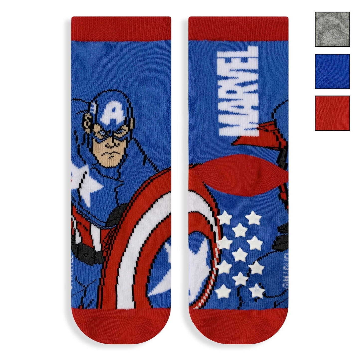 Calzini antiscivolo bambino Marvel Avengers in spugna di cotone invernale 6218