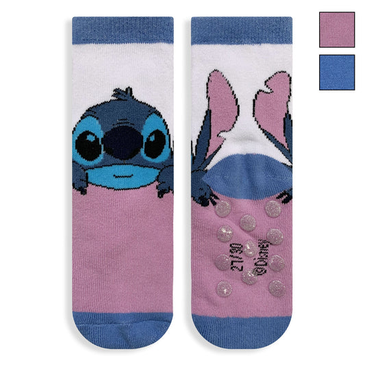 Calzini antiscivolo bambina Disney Lilo e Stitch in spugna cotone invernale 6220