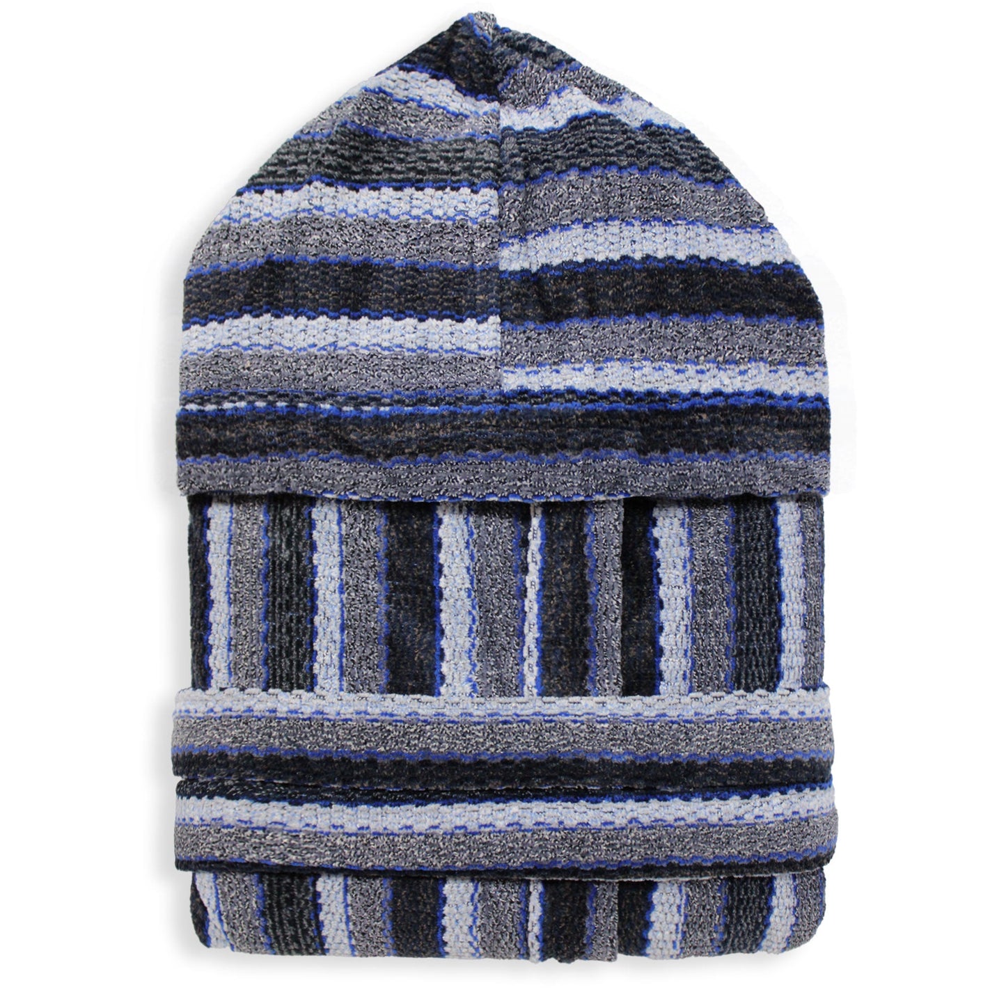 Accappatoio uomo in spugna velour cinigliato Sommaruga con cappuccio 6235