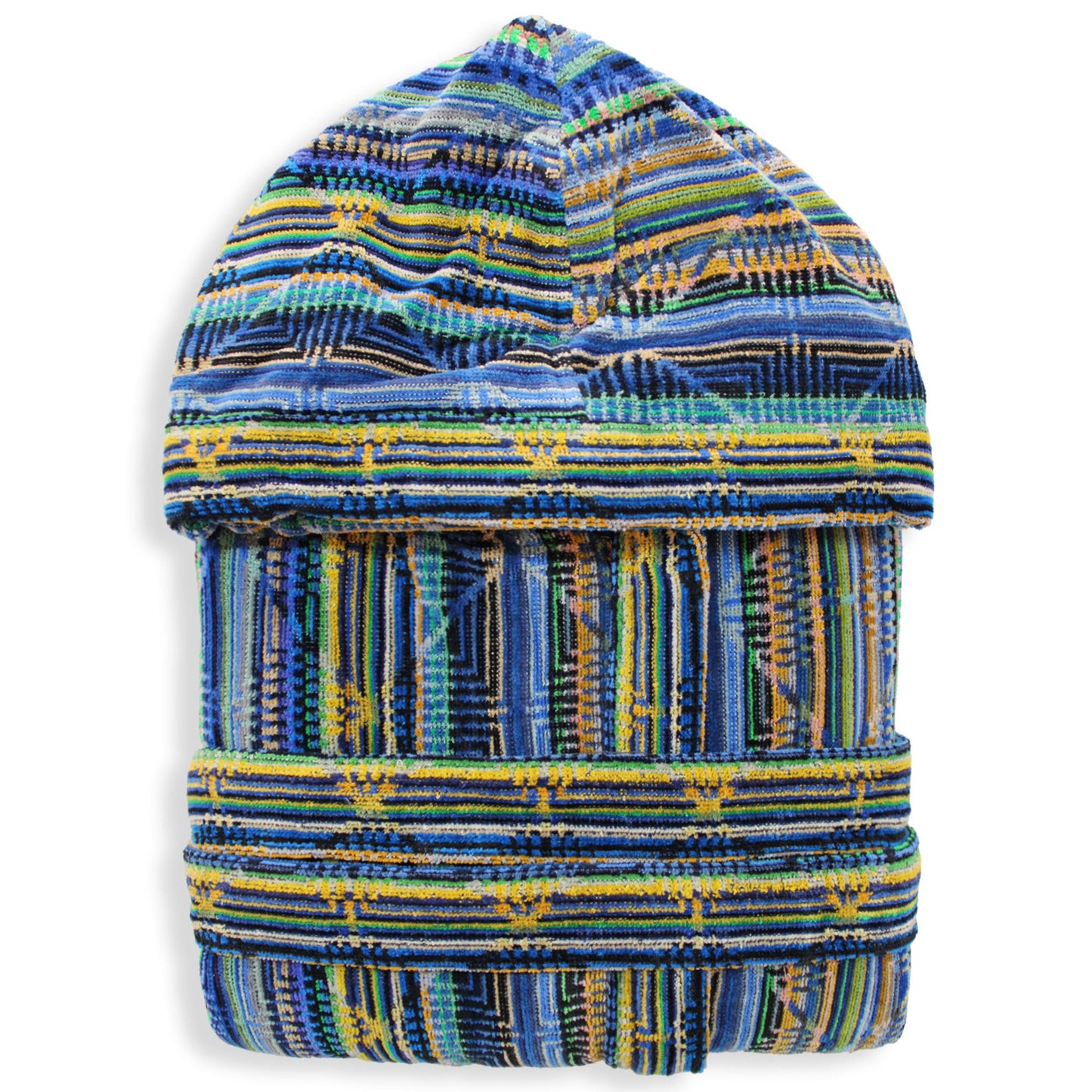 Accappatoio uomo in spugna velour cinigliato Sommaruga con cappuccio 6235