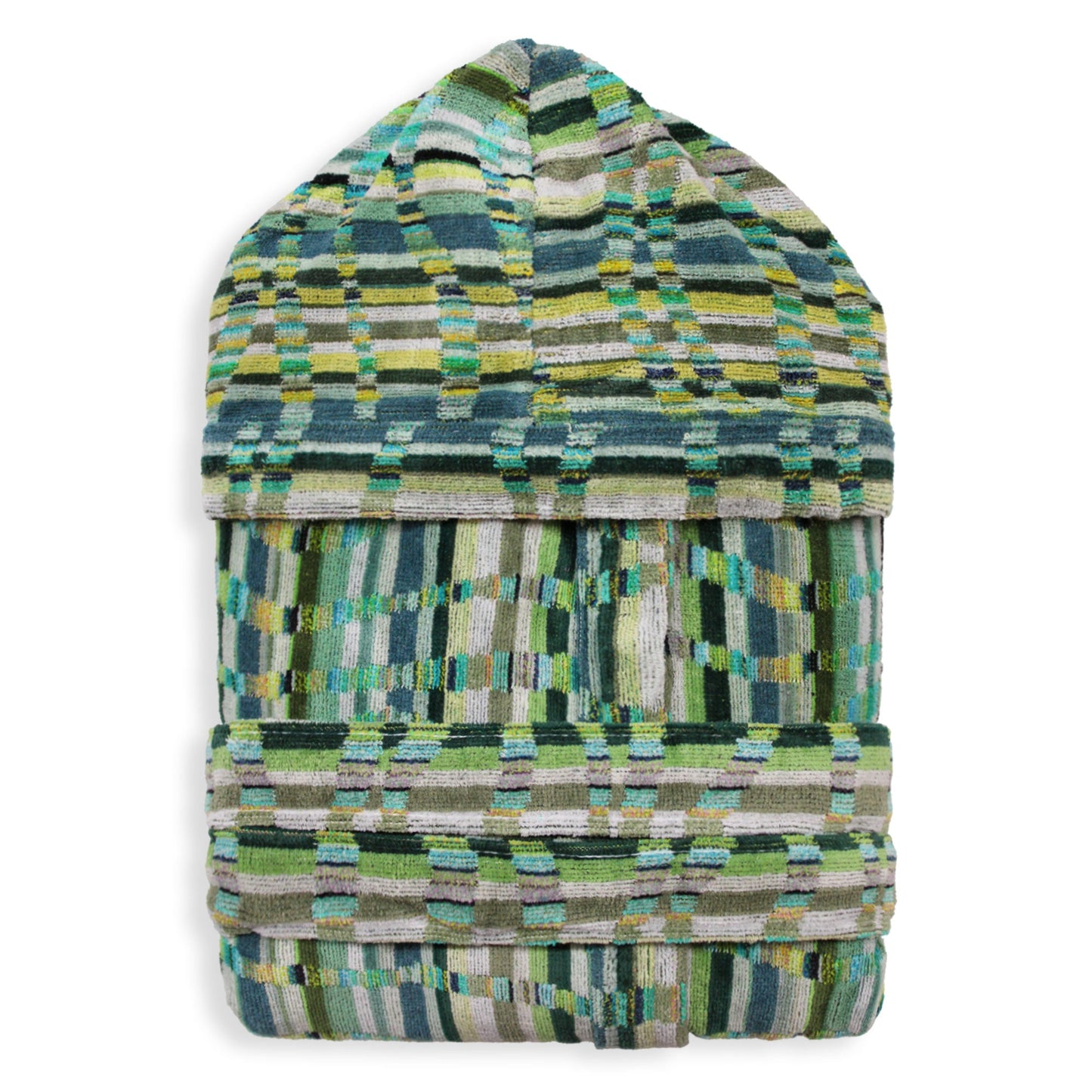 Accappatoio uomo in spugna velour cinigliato Sommaruga con cappuccio 6235