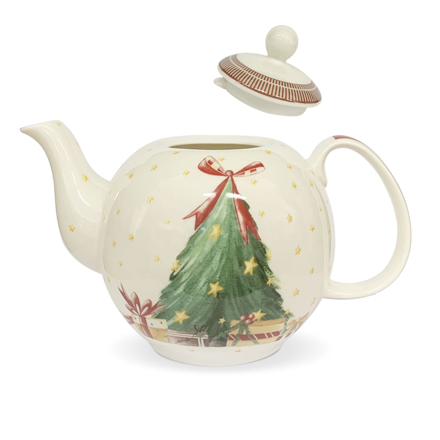 Teiera natalizia stile retrò di Nuvole di Stoffa Albero di Natale Carol 6290