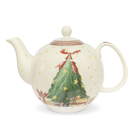 Teiera natalizia stile retrò di Nuvole di Stoffa Albero di Natale Carol 6290