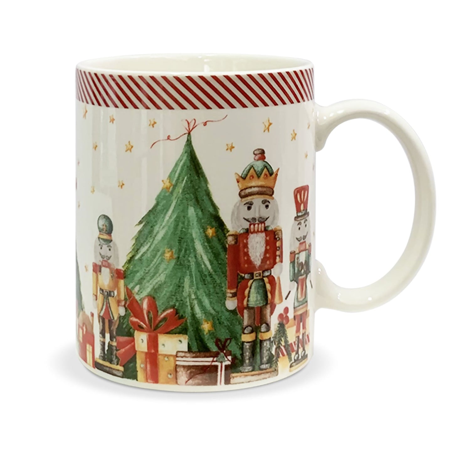 Tazza natalizia con manico porcellana Nuvole di Stoffa Albero Natale Carol 6295