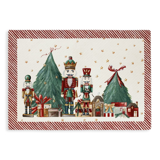 Tovaglietta natalizia americana Nuvole di Stoffa Albero di Natale Carol 6300