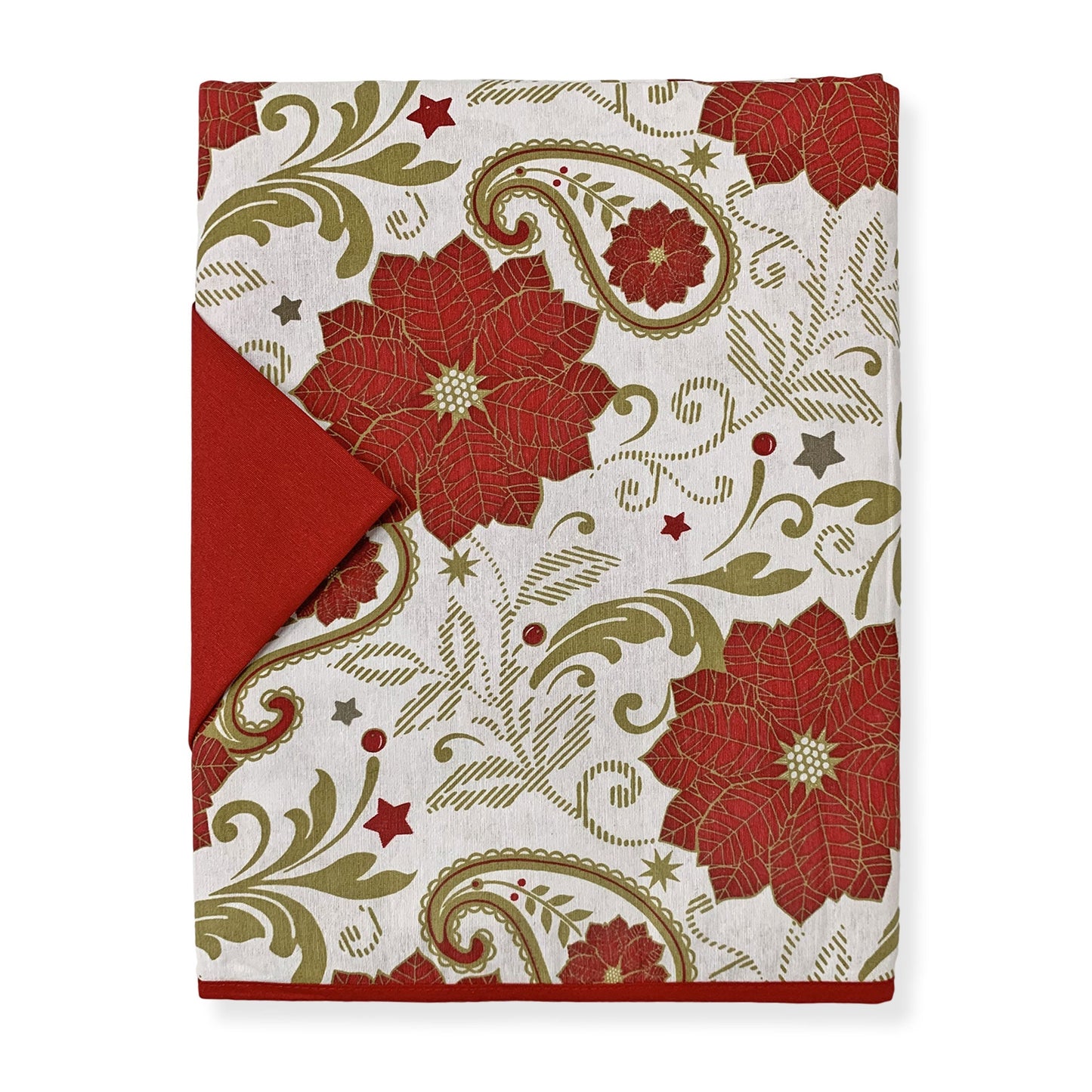 Tovaglia Natalizia servizio da tavola + tovaglioli Preziosa Home 6 posti 6377