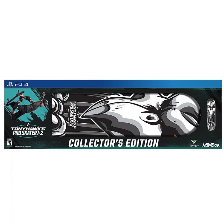 Tony Hawk's Pro Skater 1+2 PS4 |Collector's Edition + Skateboard| Playstation 4