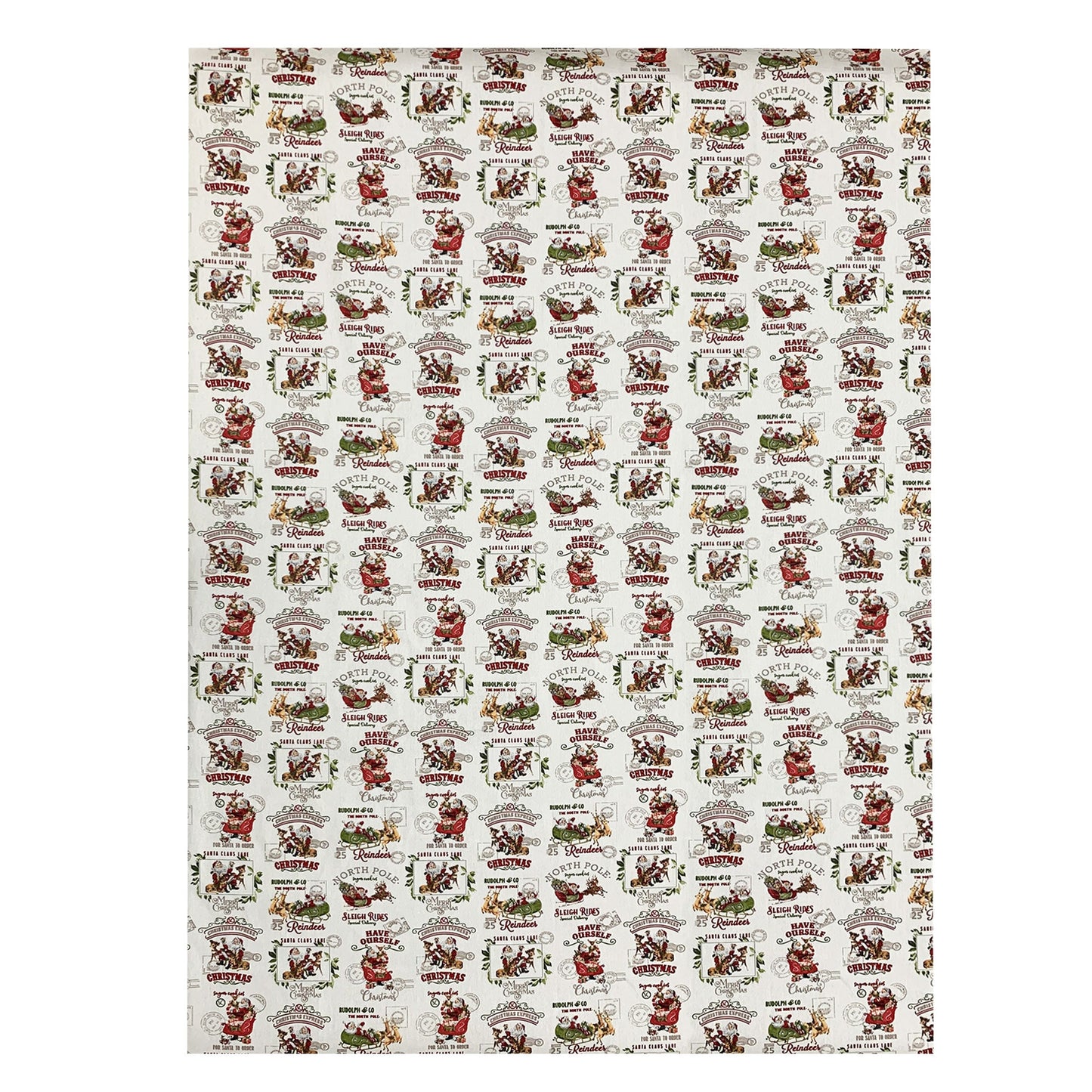 Tovaglia Natalizia panama stampata Preziosa Home 6 posti Natale Abete 6441