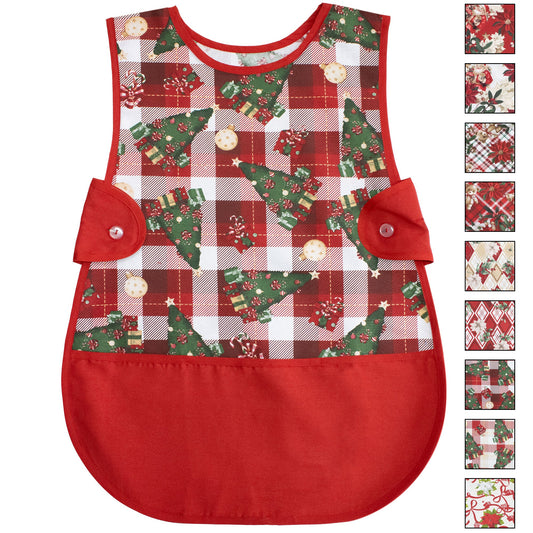 Grembiule da cucina Natalizio Casacca 100% Cotone Idea regalo Natale 6459