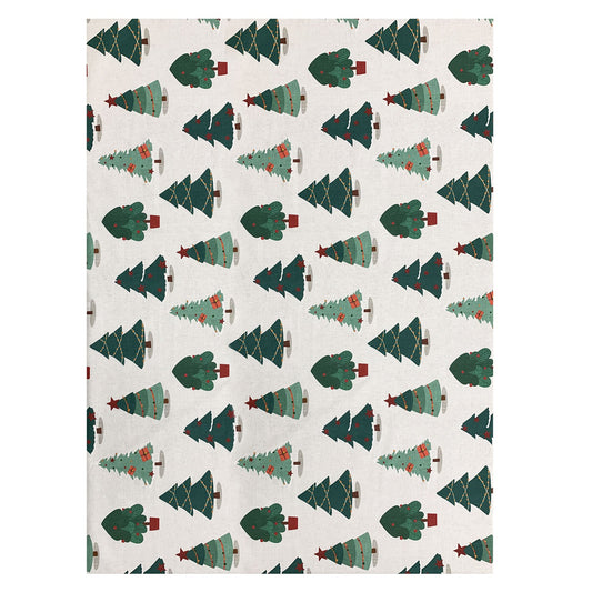 Copritavolo Natalizio Maestri Cotonieri Alberi Natale tovaglia 6 posti 6468