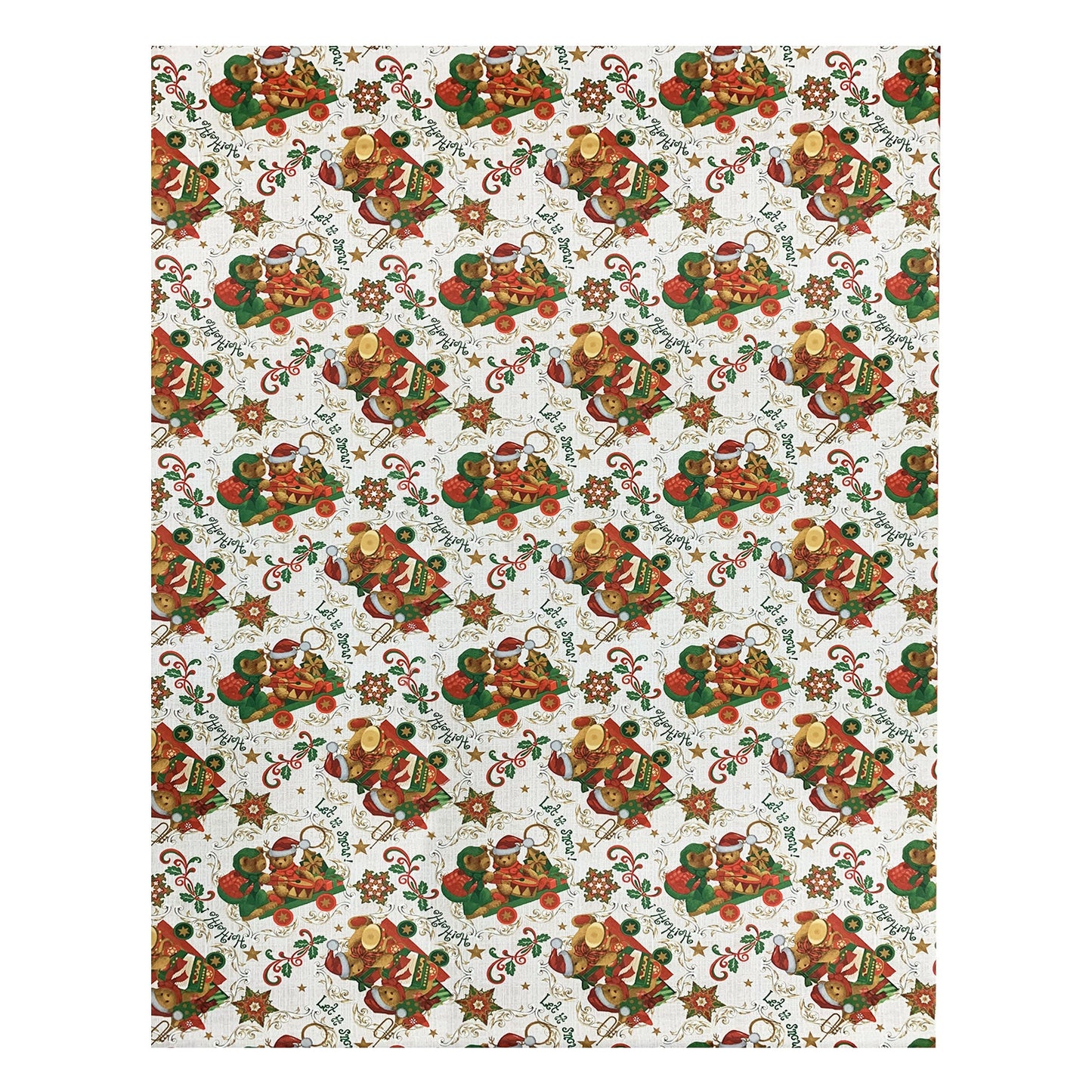 Tovaglia Natalizia antimacchia idrorepellente Preziosa Home 18 posti 6476