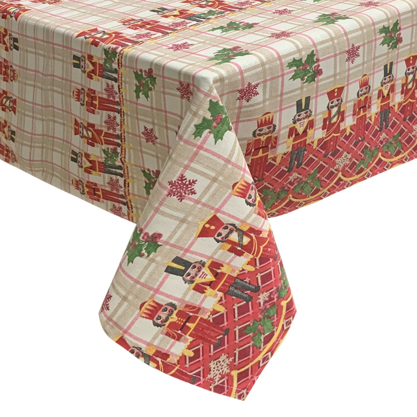 Tovaglia Natalizia loneta stampata Sommaruga 6 posti Natale 6485