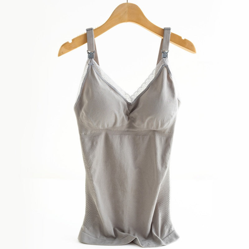 Postpartum Front Vest Front Buckle Camisoles For Breastfeeding