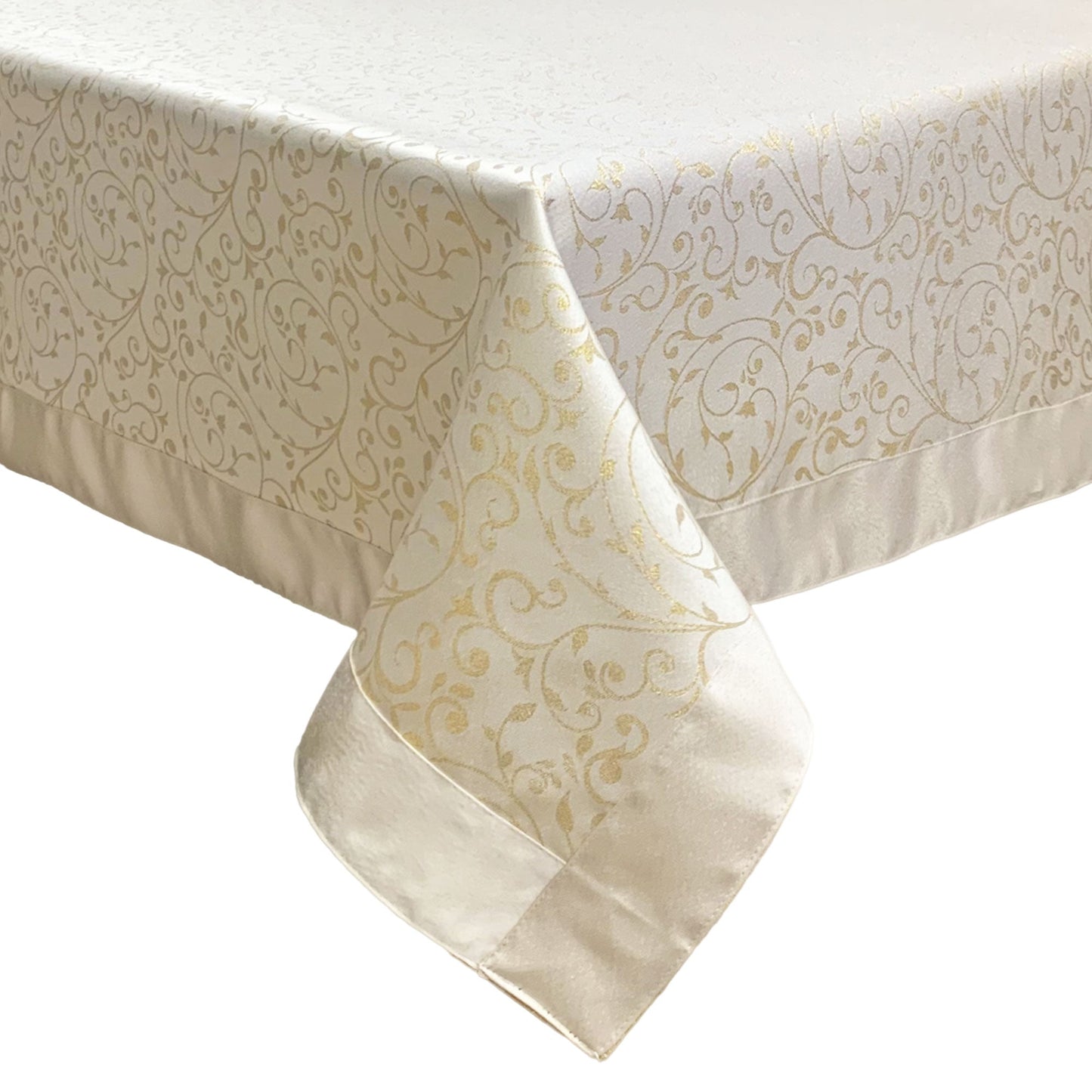 Tovaglia Natalizia lurex antimacchia idrorepellente Preziosa Home 18 posti 6525