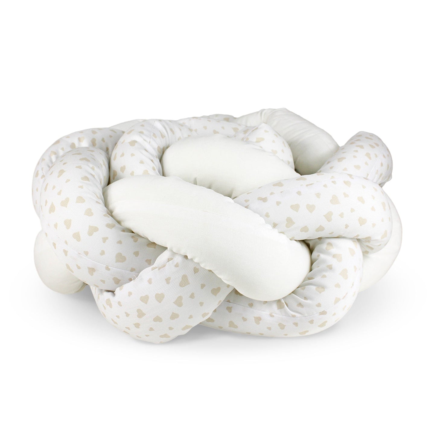 Paraurti per culla lettino intrecciato neonato treccia traspirante Cotone 6533