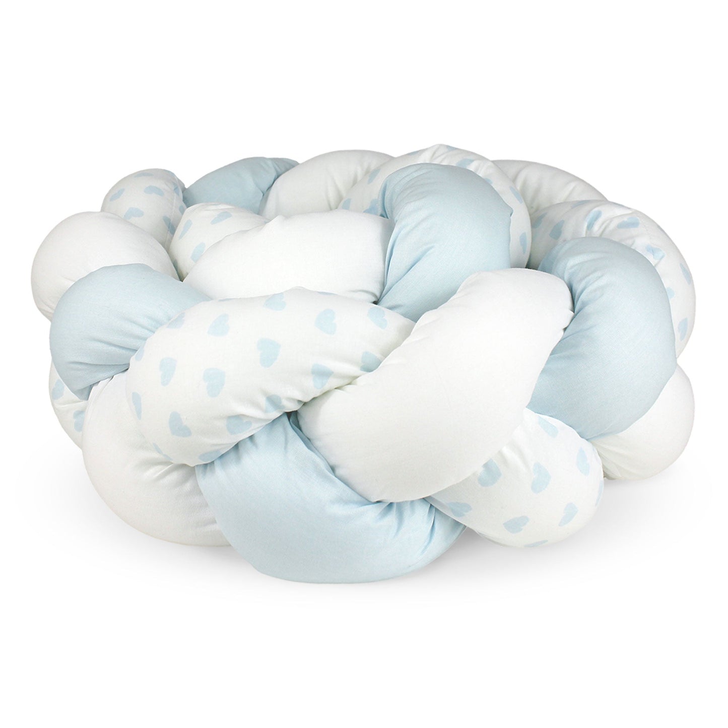 Paraurti per culla lettino intrecciato neonato treccia traspirante Cotone 6533