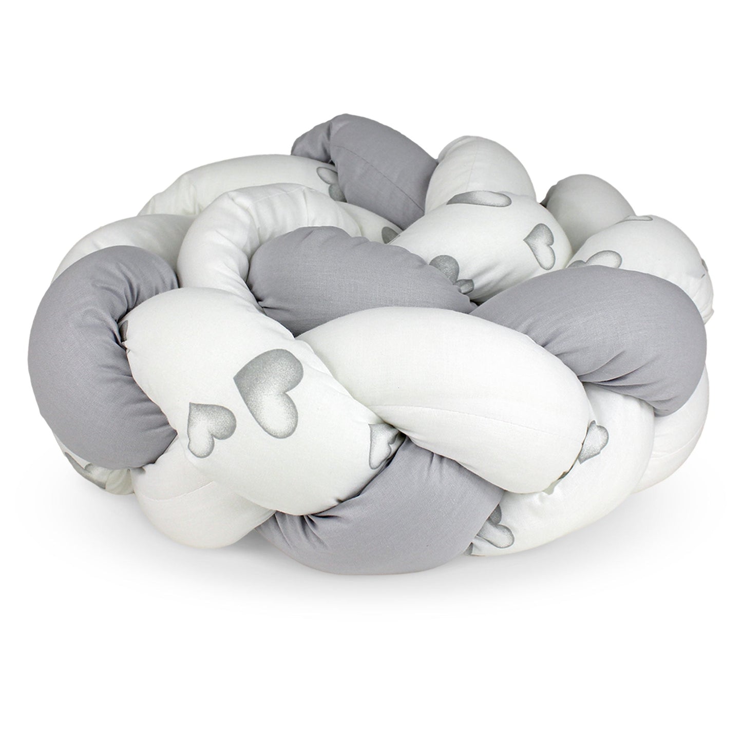 Paraurti per culla lettino intrecciato neonato treccia traspirante Cotone 6533