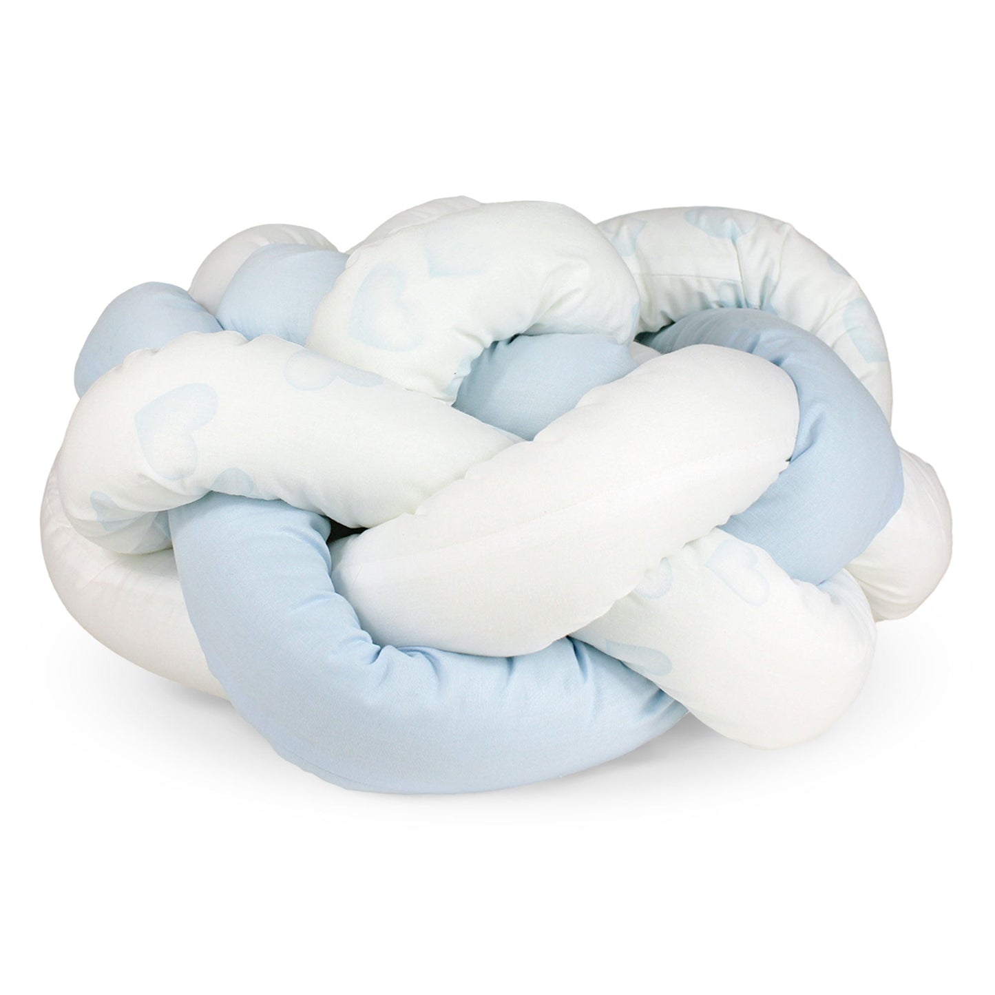 Paraurti per culla lettino intrecciato neonato treccia traspirante Cotone 6533