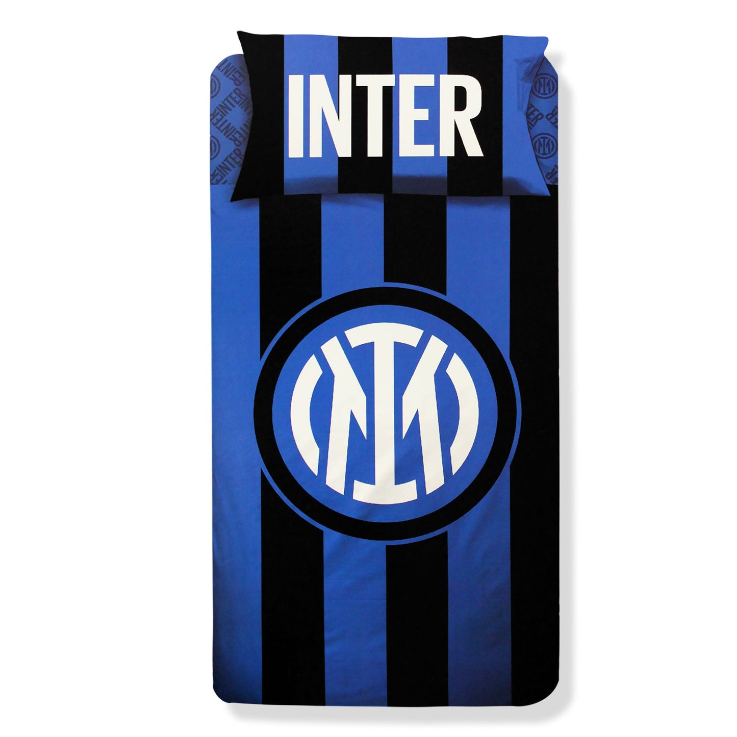 Completo Lenzuola letto singolo FC Inter Ufficiale in Cotone 1 piazza 6534