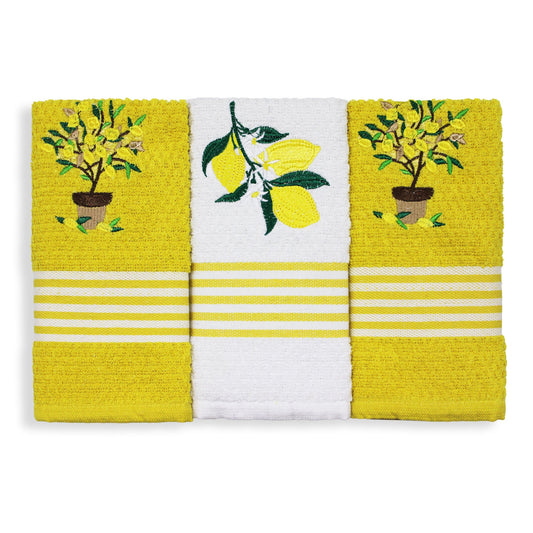 Set strofinacci da cucina Preziosa Home canovacci in spugna Jacquard Circus 6539