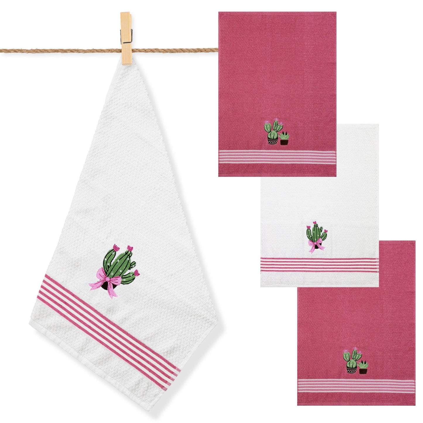 Set strofinacci da cucina Preziosa Home canovacci in spugna Jacquard Circus 6541