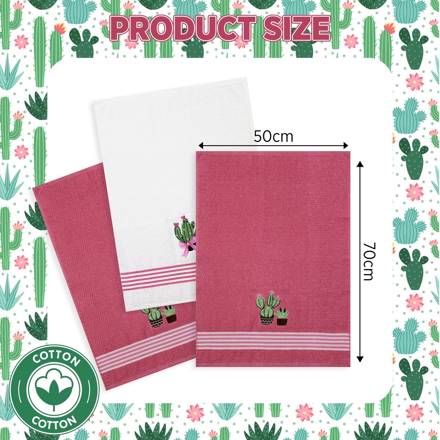 Set strofinacci da cucina Preziosa Home canovacci in spugna Jacquard Circus 6541