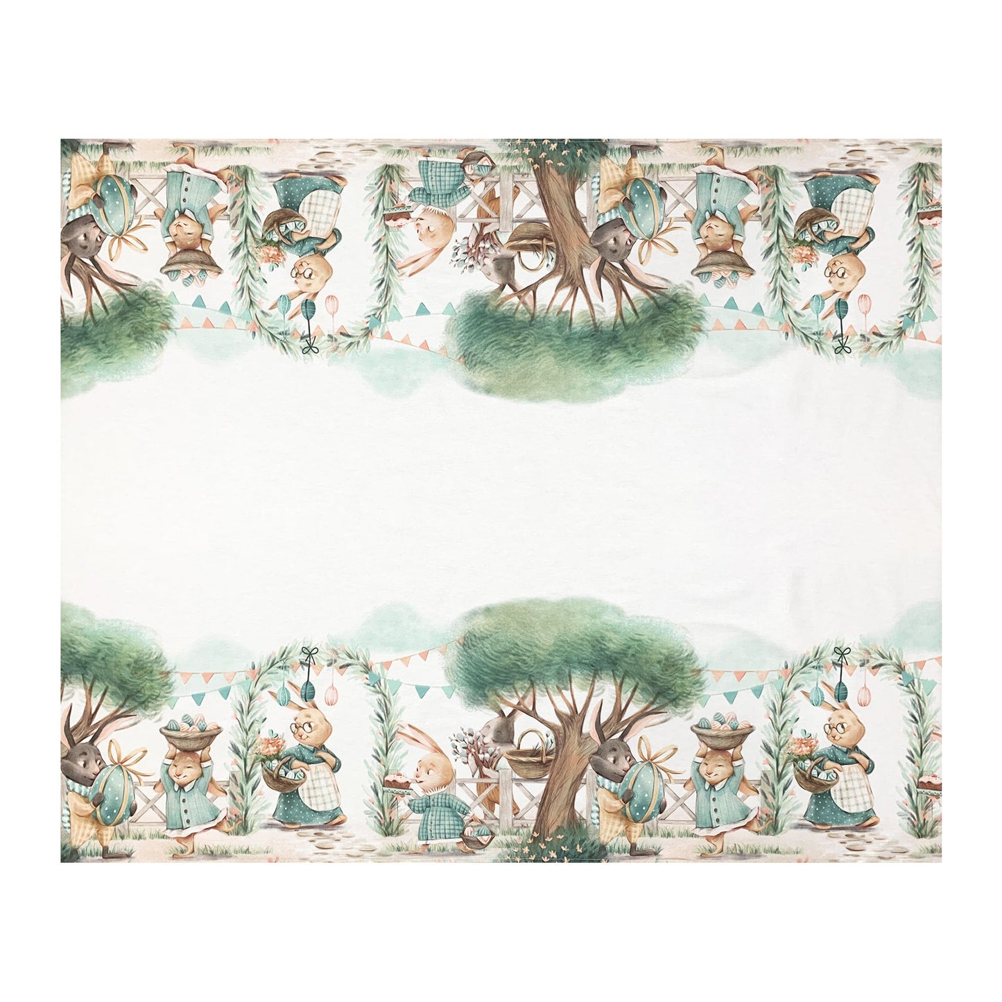 Copritavolo Pasquale Maestri Cotonieri tovaglia Pasqua 6 posti in cotone 6561