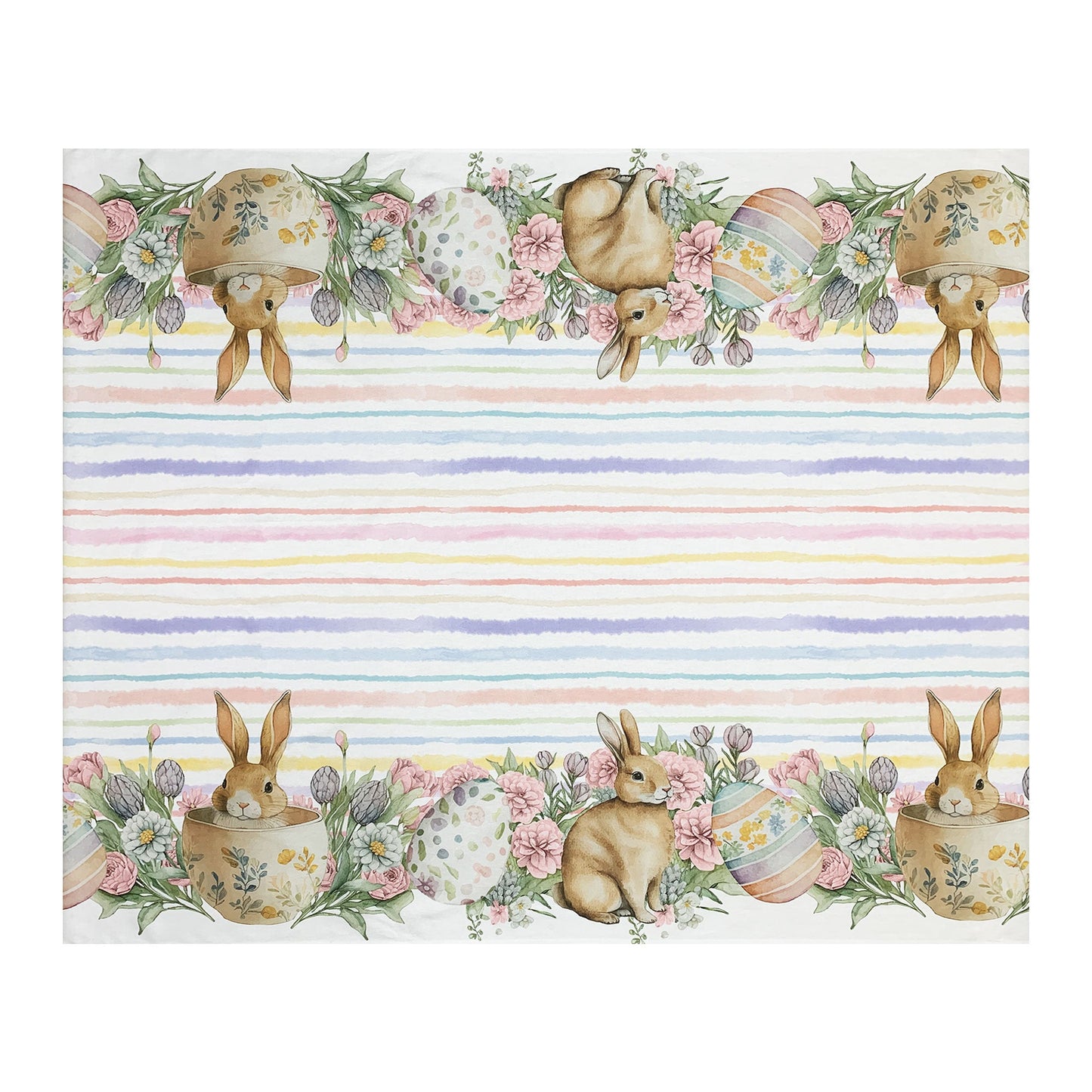 Copritavolo Pasquale Maestri Cotonieri tovaglia Pasqua 6 posti in cotone 6563