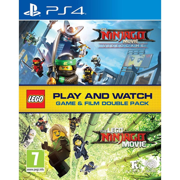 Lego The Ninjago Double Pack Video Game Ps4 + Marvel Movie Blu Ray New
