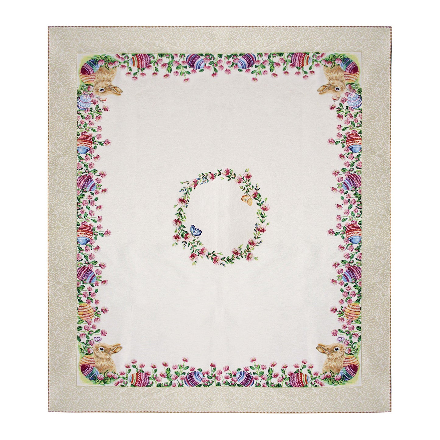 Copritavolo Pasquale in gobelin Vingi tovaglia Pasqua 6 posti Dis.1 6594